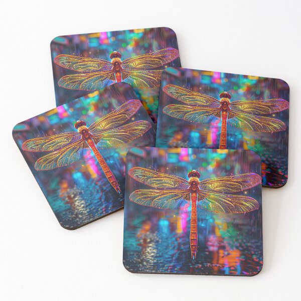 Item preview, Neon Dragonfly Dreams designed and sold by ArgentoArt.