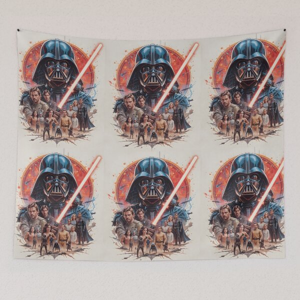 Item preview, Star Wars Characters Powerful Galactic Journeys Unfold Art designed and sold by ART ATTACK ZONE.