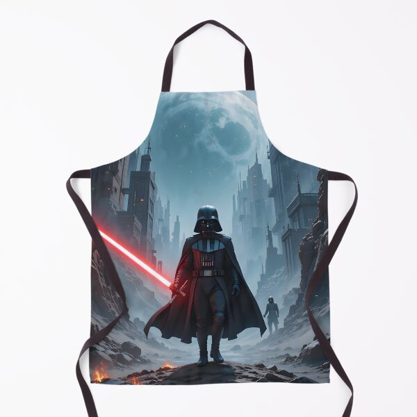 Item preview, City Nights Lights Moon Darth Vader Unfold Art designed and sold by ART ATTACK ZONE.