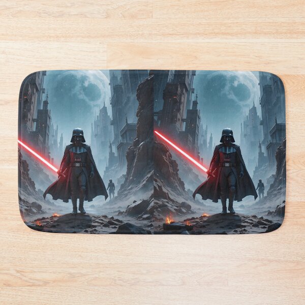 Item preview, City Nights Lights Moon Darth Vader Unfold Art designed and sold by ART ATTACK ZONE.