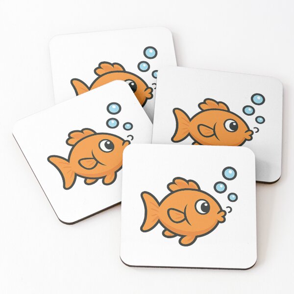 Item preview, Cute Orange Goldfish Cartoon designed and sold by CanSparkleArt.