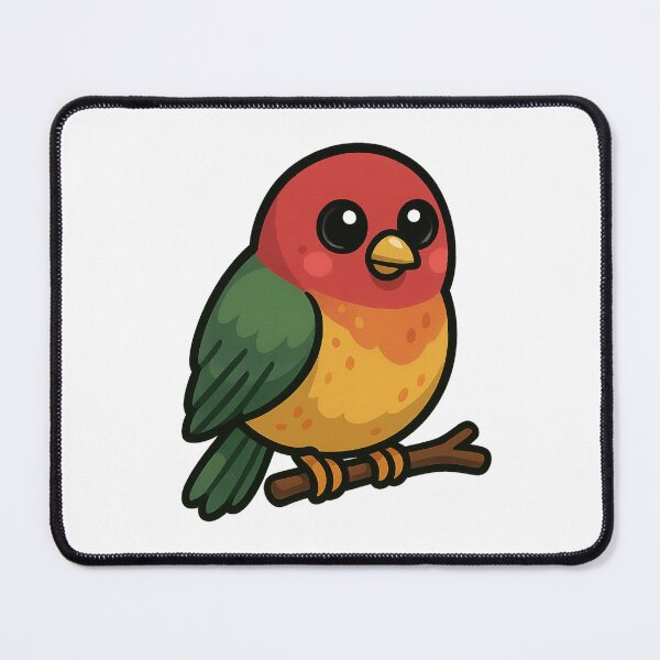 Item preview, Colorful Finch Cartoon designed and sold by CanSparkleArt.