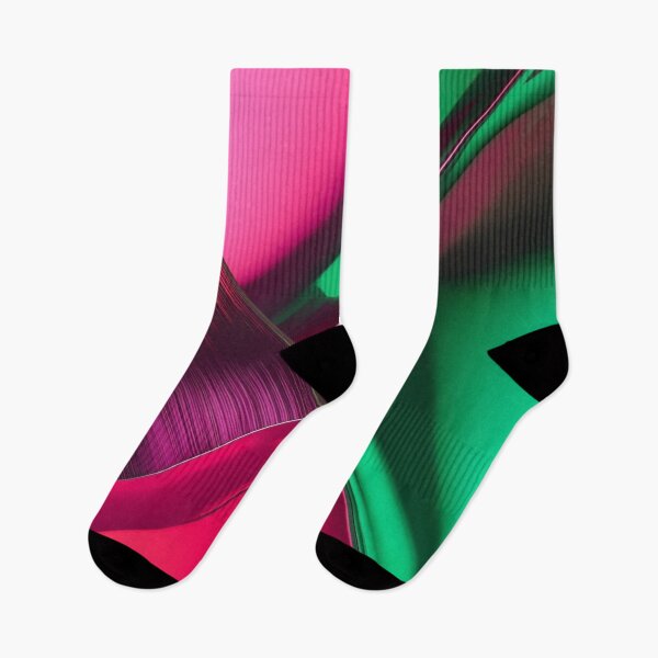 Item preview, Minimal Futuristic Geometric Chrome Art in Pink, Red, and Green designed and sold by Harmonic_Layers.
