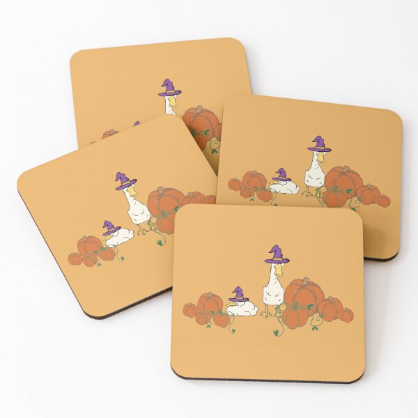 Item preview, Halloween Ducks & Pumpkins designed and sold by LauraCoxArt.