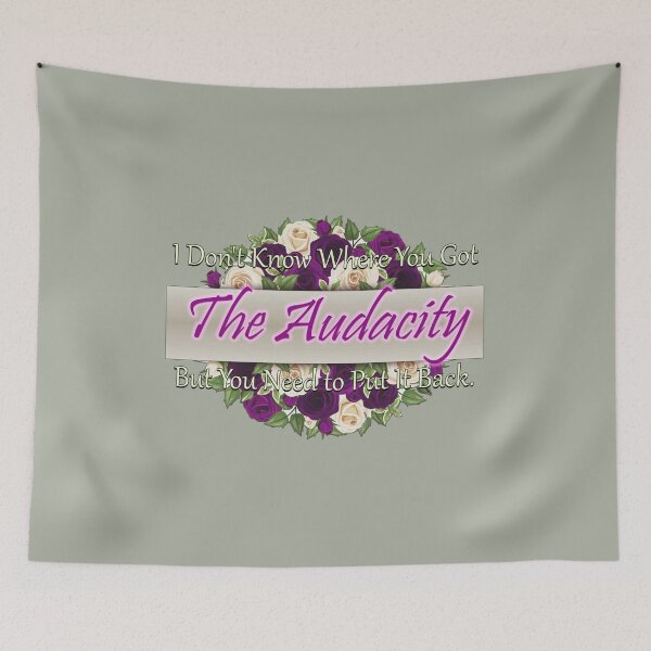 Item preview, Got The Audacity - purple designed and sold by JadeRyder.