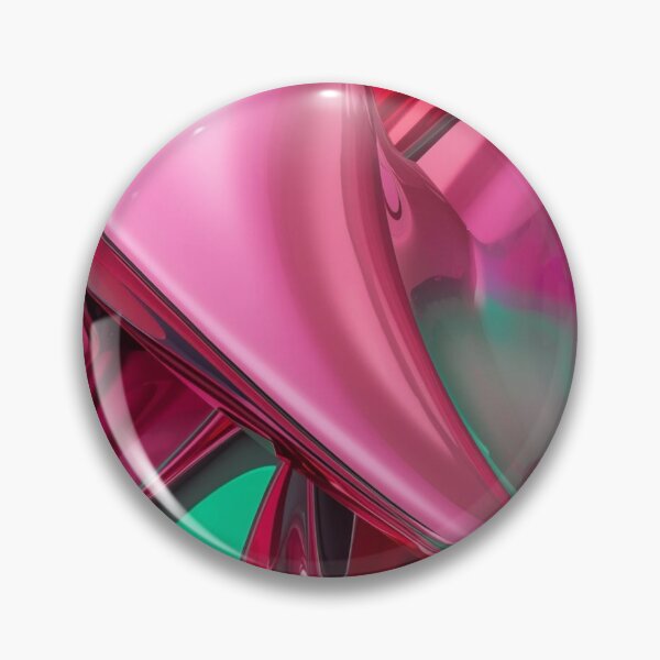 Artikelvorschau, Abstrakte flüssige metallische Chromkunst in Pink, Rot und Grün entworfen und verkauft von Harmonic_Layers.