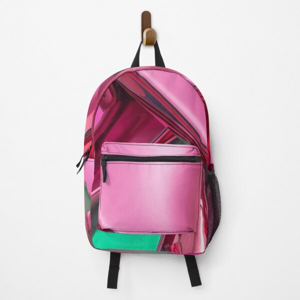 Item preview, Abstract Fluid Metallic Chrome Art in Pink, Red, and Green designed and sold by Harmonic_Layers.