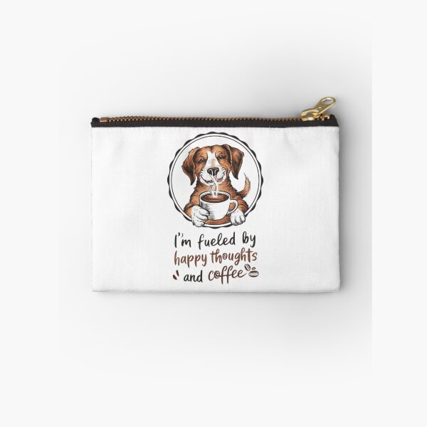 Item preview, I'm Fueled by happy thoughts and coffee designed and sold by marianna cotaru.
