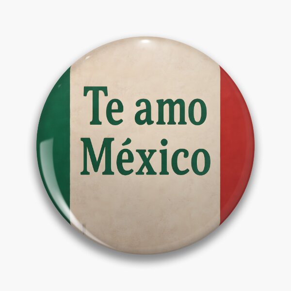 Item preview, Te Amo México Tricolor Flag designed and sold by SassyArtistry.