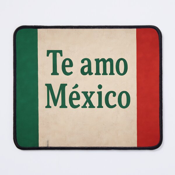 Item preview, Te Amo México Tricolor Flag designed and sold by SassyArtistry.
