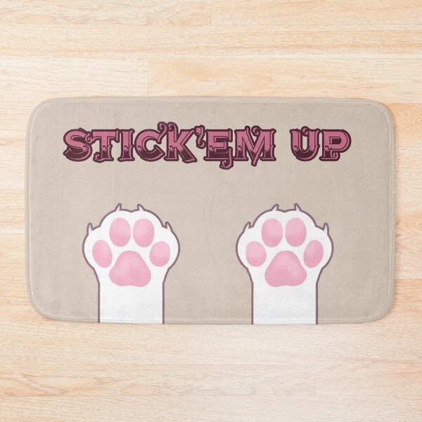 Item preview, "STICK 'EM UP" cat paws designed and sold by PuppysShirts.