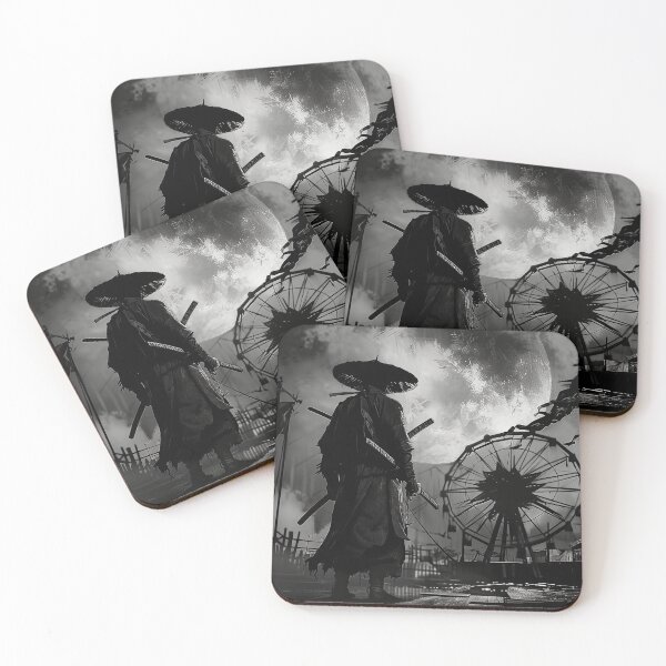 Item preview, Moonlit Samurai at the Forgotten Carnival designed and sold by ArgentoArt.