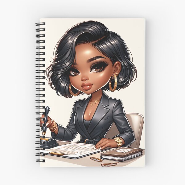 Item preview, Cute Black Girl with Braids – Adorable Cartoon Illustration designed and sold by Lulunza.