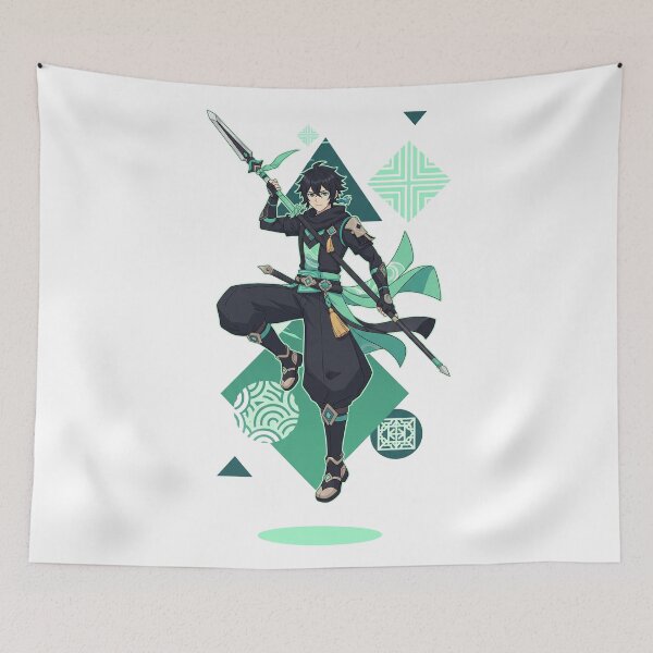 Item preview, Xiao Lore and Personality of Genshin Impact's Last Guardian designed and sold by Apex Designs.