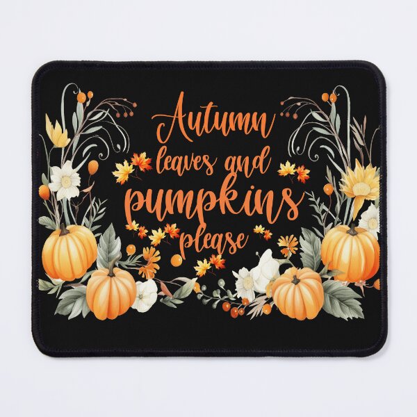 Item preview, Autumn leaves and pumpkins please designed and sold by TessAdventures.