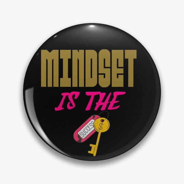 Item preview, Mindset is the Key T-Shirt Positive Thinking Entrepreneur Mindset Daily Motivation Tee designed and sold by Millionaireboss.