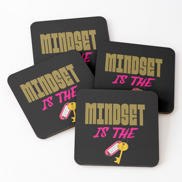Item preview, Mindset is the Key T-Shirt Positive Thinking Entrepreneur Mindset Daily Motivation Tee designed and sold by Millionaireboss.