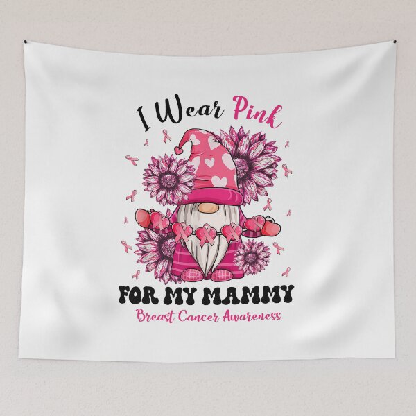 Item preview, gnomes I Wear Pink For My Mammy designed and sold by facegm.