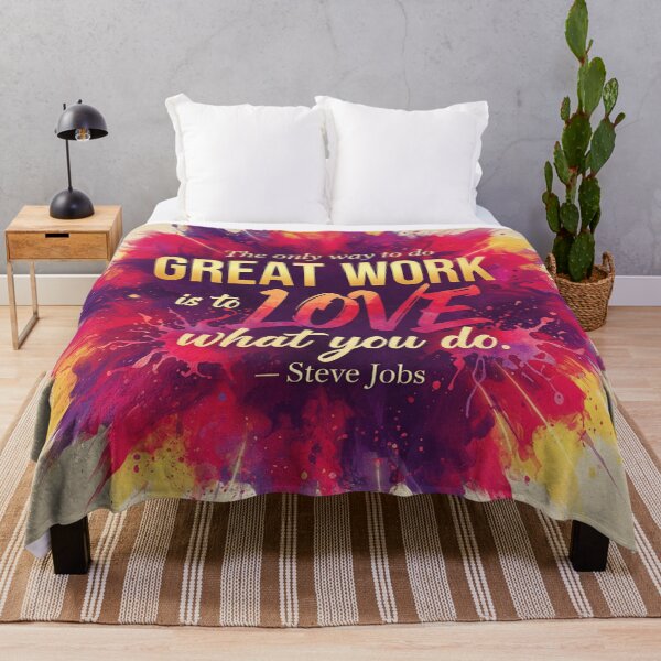 Item preview, Steve Jobs Passion Quote designed and sold by DesignHavenCo.