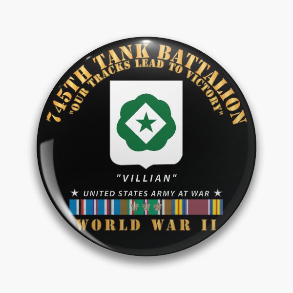 Artikelvorschau, Armee - 745. Panzerbataillon - Bösewicht - mit Trunkenheit am Steuer - WWII EU SVC entworfen und verkauft von Military Insignia Products.