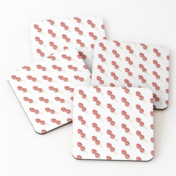 Item preview, strawberries on a stick aesthetic fruit snack  designed and sold by viviofthevalley.