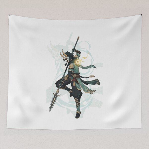 Item preview, Xiao Lore and Personality of Genshin Impact's Last Guardian designed and sold by Apex Designs.