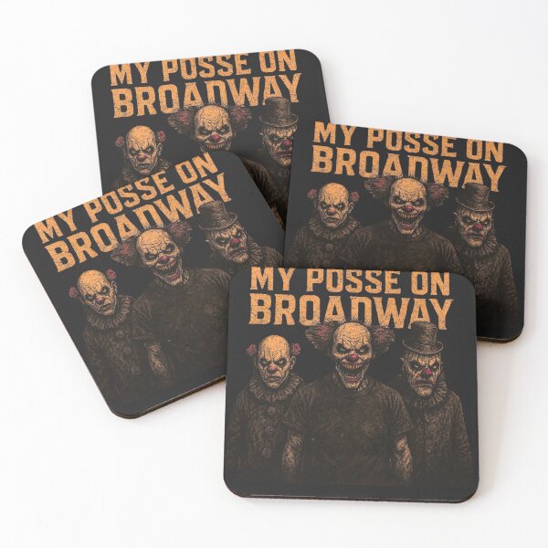 Item preview, My Posse on Broadway Scary Clowns Halloween  designed and sold by LLdreams.