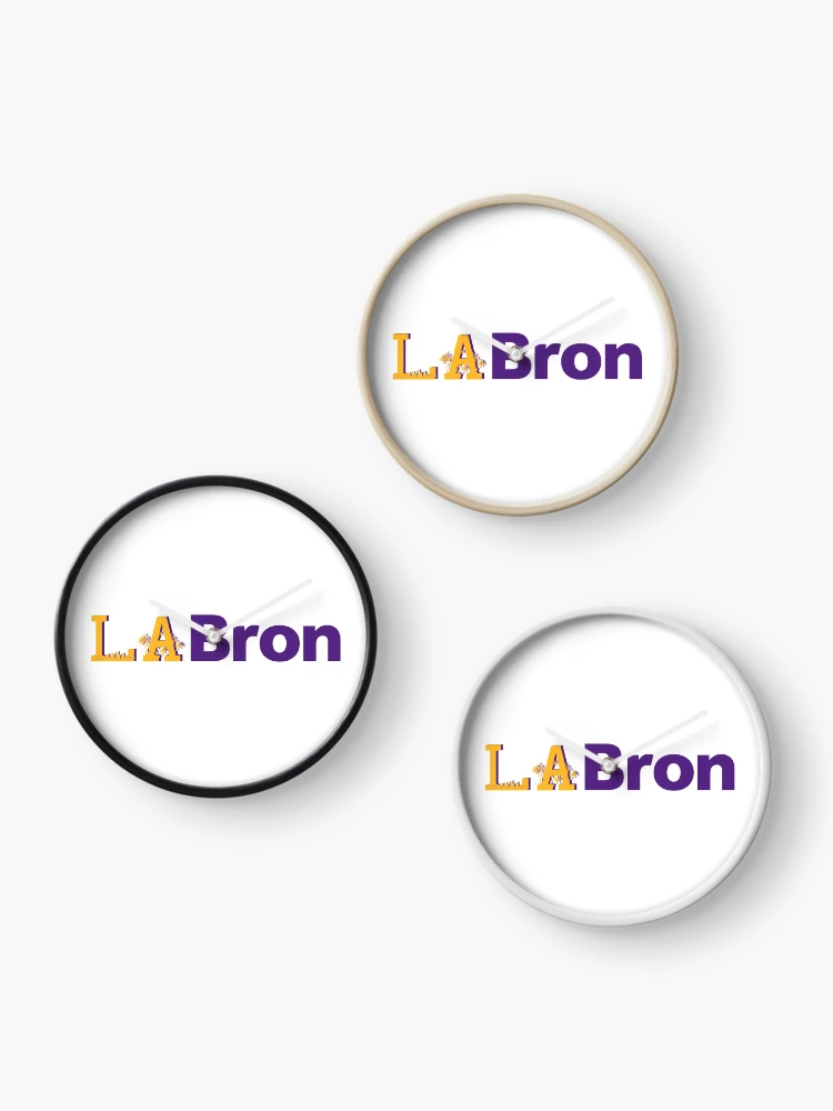 Thumbnail 3 of 4, Clock, LA Bron designed and sold by InTrendSick.