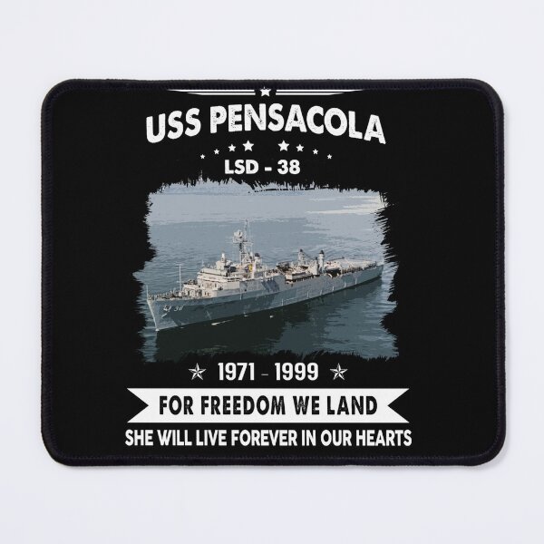 Item preview, USS Pensacola, Navy Veteran Mens Gift Idea Husband, Dad, Grandpa designed and sold by Timeless Bond Designs.