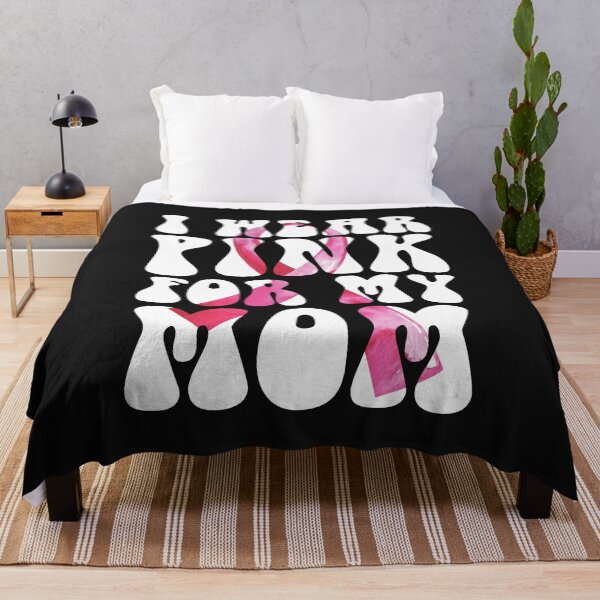 Item preview, Groovy I Wear Pink For My Mom Breast Cancer Support Squad designed and sold by TalalosART.