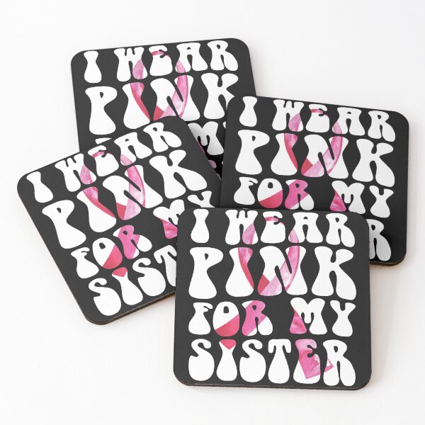 Item preview, Groovy I Wear Pink For My Sister  Breast Cancer Support Squad designed and sold by TalalosART.