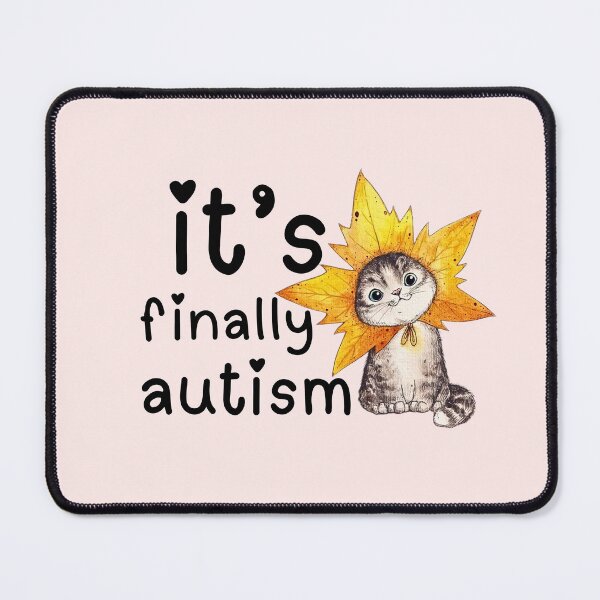 Item preview, It's Finally Autism Autumn / cat autumn designed and sold by Feather Art.