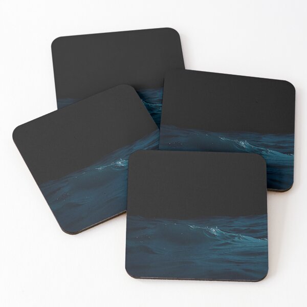 Item preview, Dark Blue Ocean Waves at Night designed and sold by SassyArtistry.