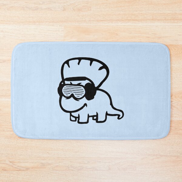 Item preview, Triceratops Sunglasses Headphone Party Listen Music Club Fun designed and sold by shirt-o-mat.