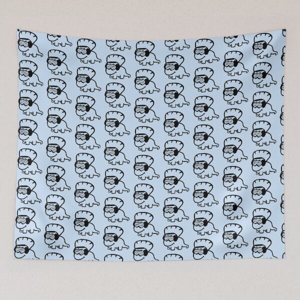 Item preview, Triceratops Sunglasses Headphone Party Listen Music Club Fun designed and sold by shirt-o-mat.