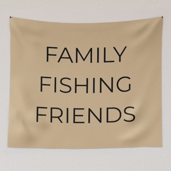 Item preview, Family Fishing Friends – Bold Typography Design designed and sold by NoRestDesigns.