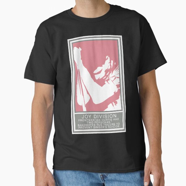 Aperçu de l'œuvre Affiche hommage à Ian Curtis Joy Division Two Personas | Cadeau idéal pour vous et vos amis créée et vendue par MarcDire.