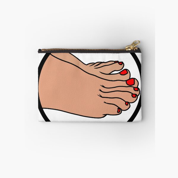 Item preview, Red Toes Badge designed and sold by SolefulStickers.