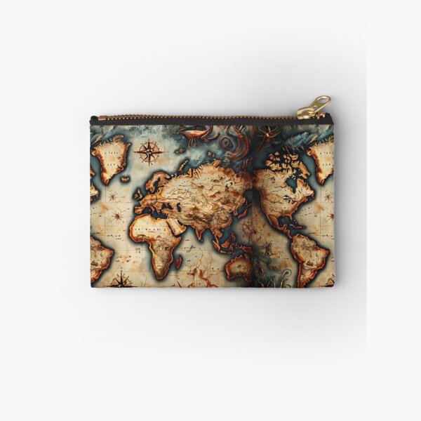 Item preview, Antique Nautical World Map designed and sold by Antik by Schulz.