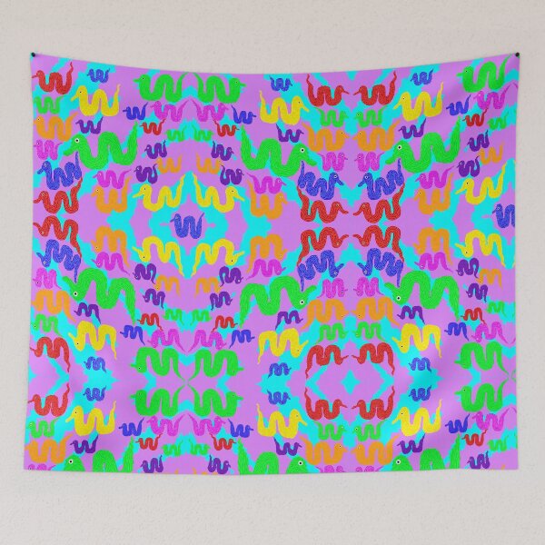 Item preview, Psychedelic Worm on String designed and sold by Craftsformiles.
