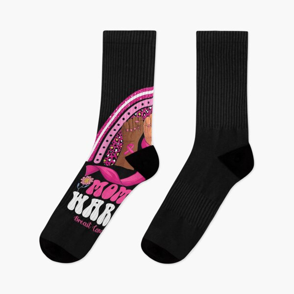 Item preview, Hand Mom Of A Warrior Breast Cancer Awareness Ribbon designed and sold by MOHITSALVI.