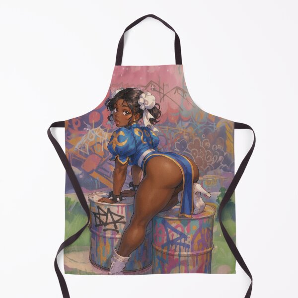 Item preview, Afro Chun-Li Street Art | Black Girl Fighter Illustration | Urban Graffiti Aestheti designed and sold by TedKentPhoto.