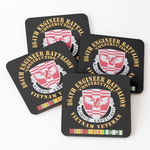 Item preview, Army - 864th Engineer Battalion with Vietnam Service Ribbon X 300 designed and sold by Military Insignia Products.