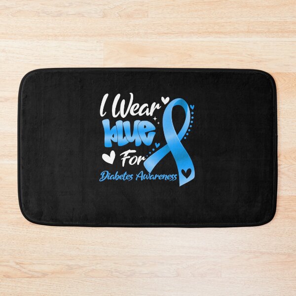 Item preview, I Wear Blue for Diabetes Awareness – Blue Ribbon Support designed and sold by MOHITSALVI.