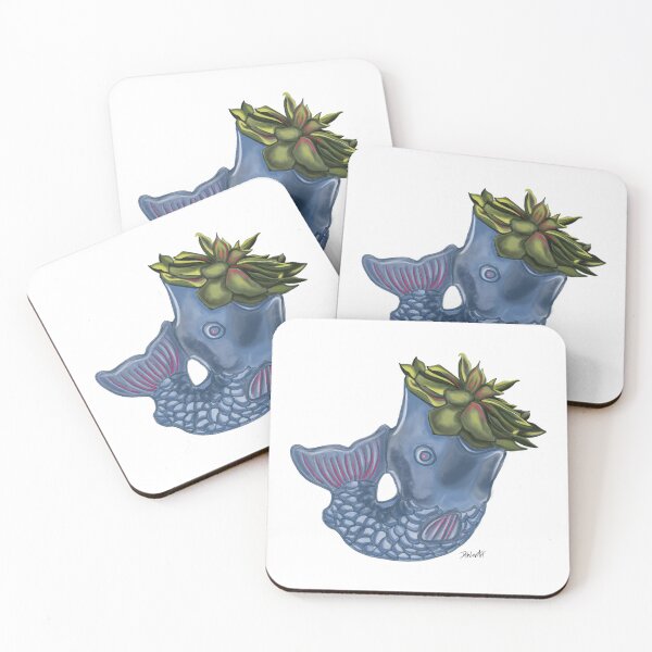 Item preview, Fish Vase 2-Illustration-Original designed and sold by deblevart.