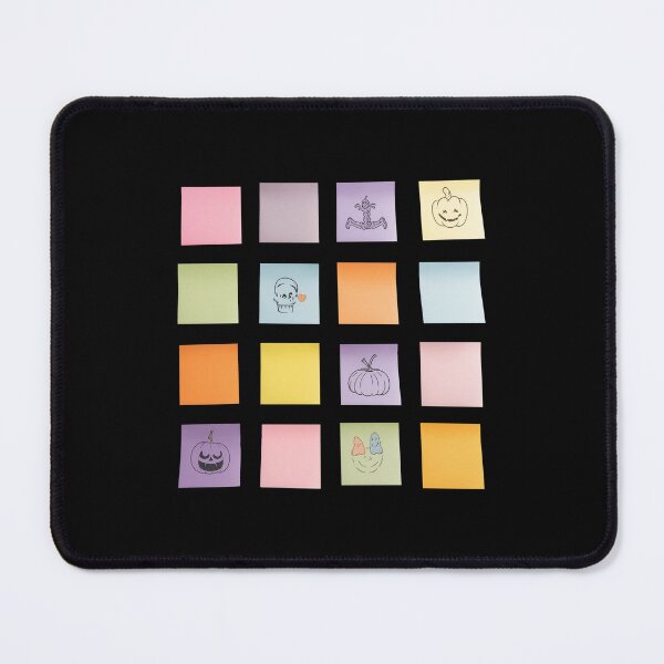 Item preview, Pastel Halloween Doodles On Sticky Notes designed and sold by FWLKIT.