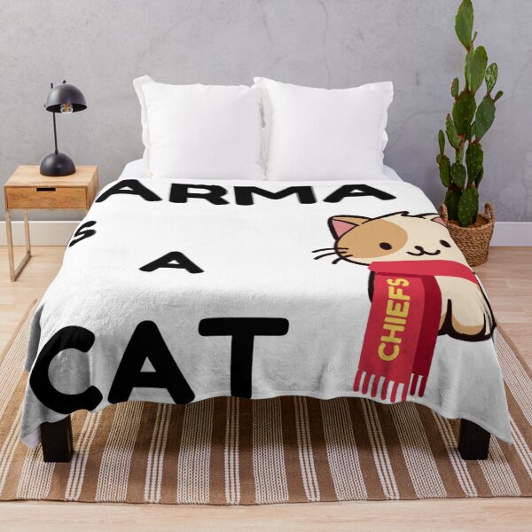 Item preview, Karma Is A Cat - Chiefs designed and sold by LifeOfAnArtist7.