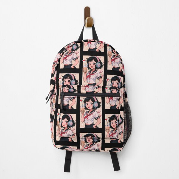 Item preview, Cute Anime Girl Japanese Japan Otaku Boba Tea Cherry Blossom Women designed and sold by rafaeltto.