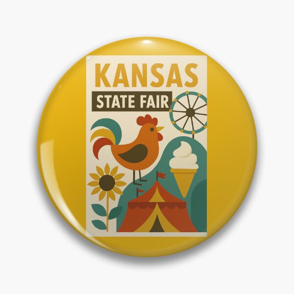 Item preview, Kansas State Fair designed and sold by Broken Antler Designs .