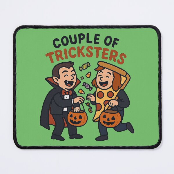 Item preview, Funny Halloween Shirts for Couples – Tricksters Design designed and sold by artbibun.